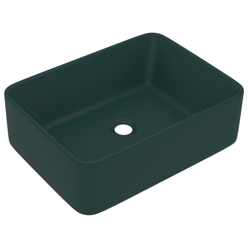 Luxury Ceramic Wash Basin, Rectangular - Various Matt Colours