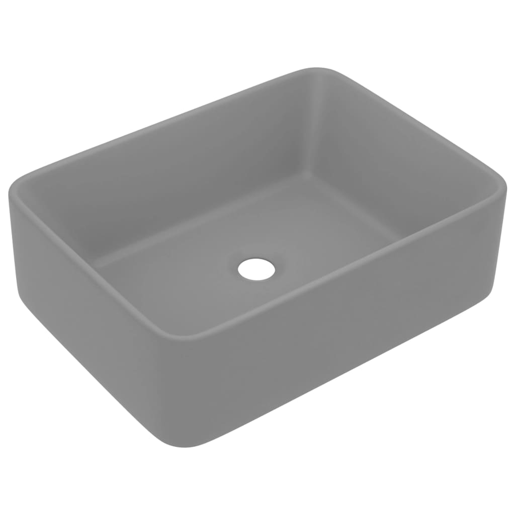 Luxury Ceramic Wash Basin, Rectangular - Various Matt Colours