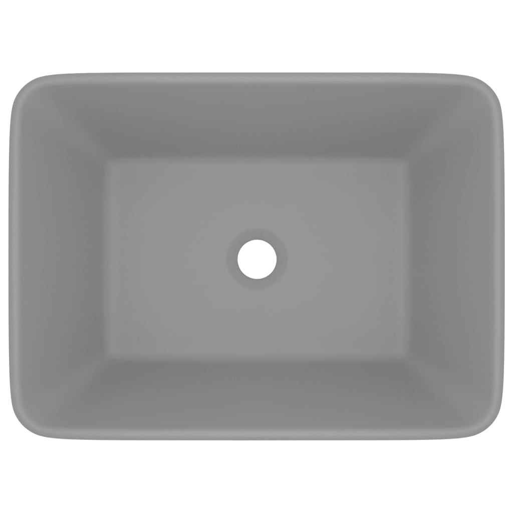 Luxury Ceramic Wash Basin, Rectangular - Various Matt Colours