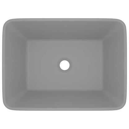 Luxury Ceramic Wash Basin, Rectangular - Various Matt Colours