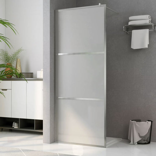 Walk-in Shower Wall with Whole Frosted ESG Glass 80x195 cm - Bend