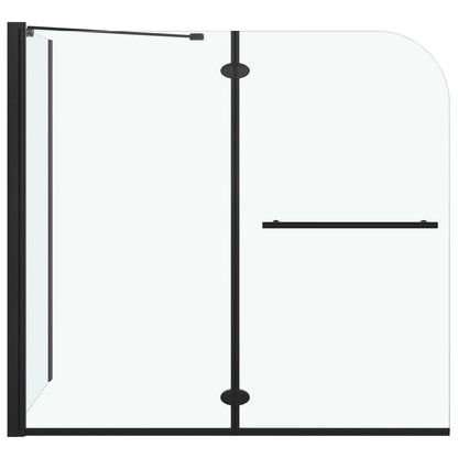 Bi-Folding Shower Enclosure ESG 120x68x130 cm Black - Bend