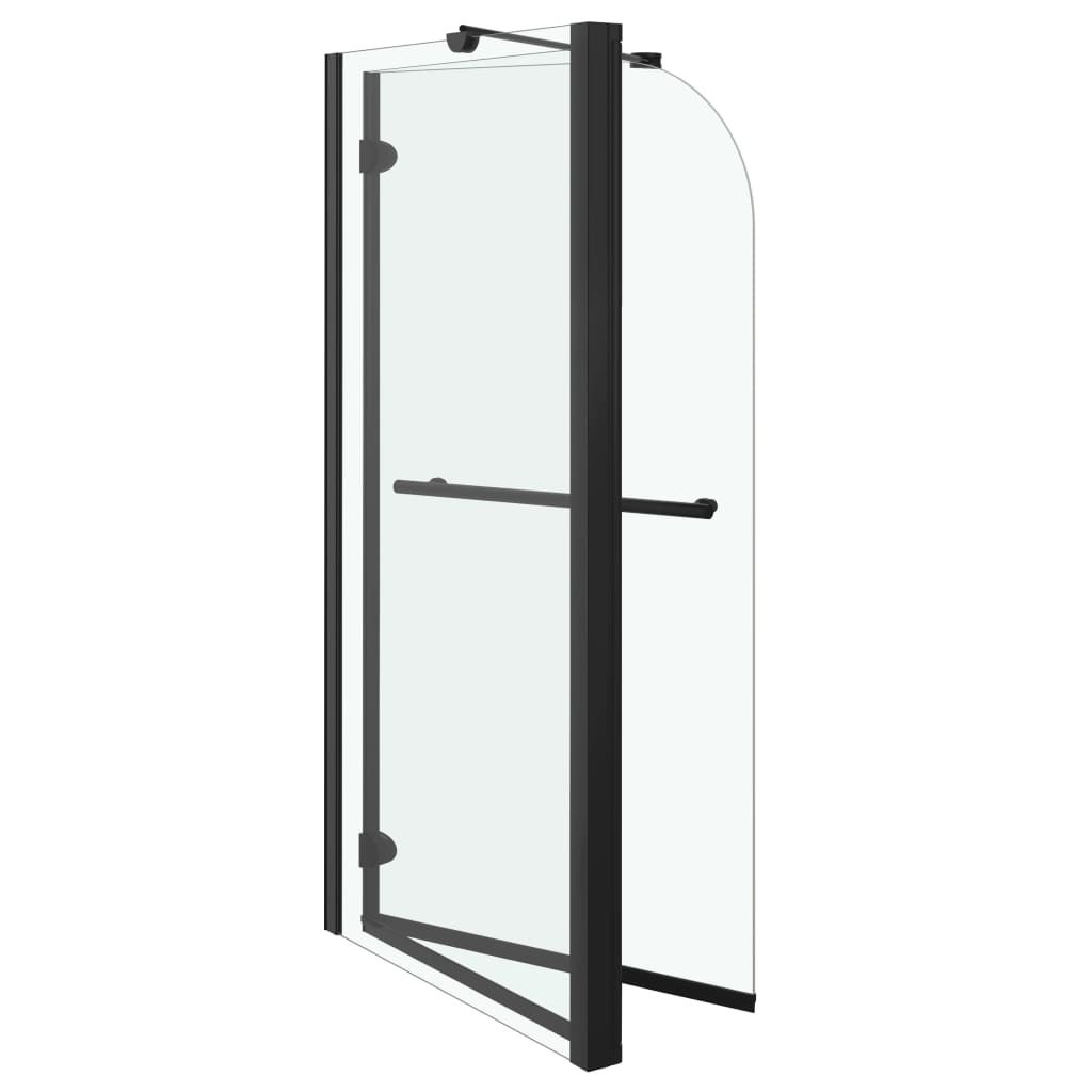 Bi-Folding Shower Enclosure ESG 120x68x130 cm Black - Bend