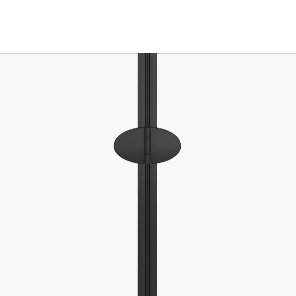 Bi-Folding Shower Enclosure ESG 120x68x130 cm Black - Bend