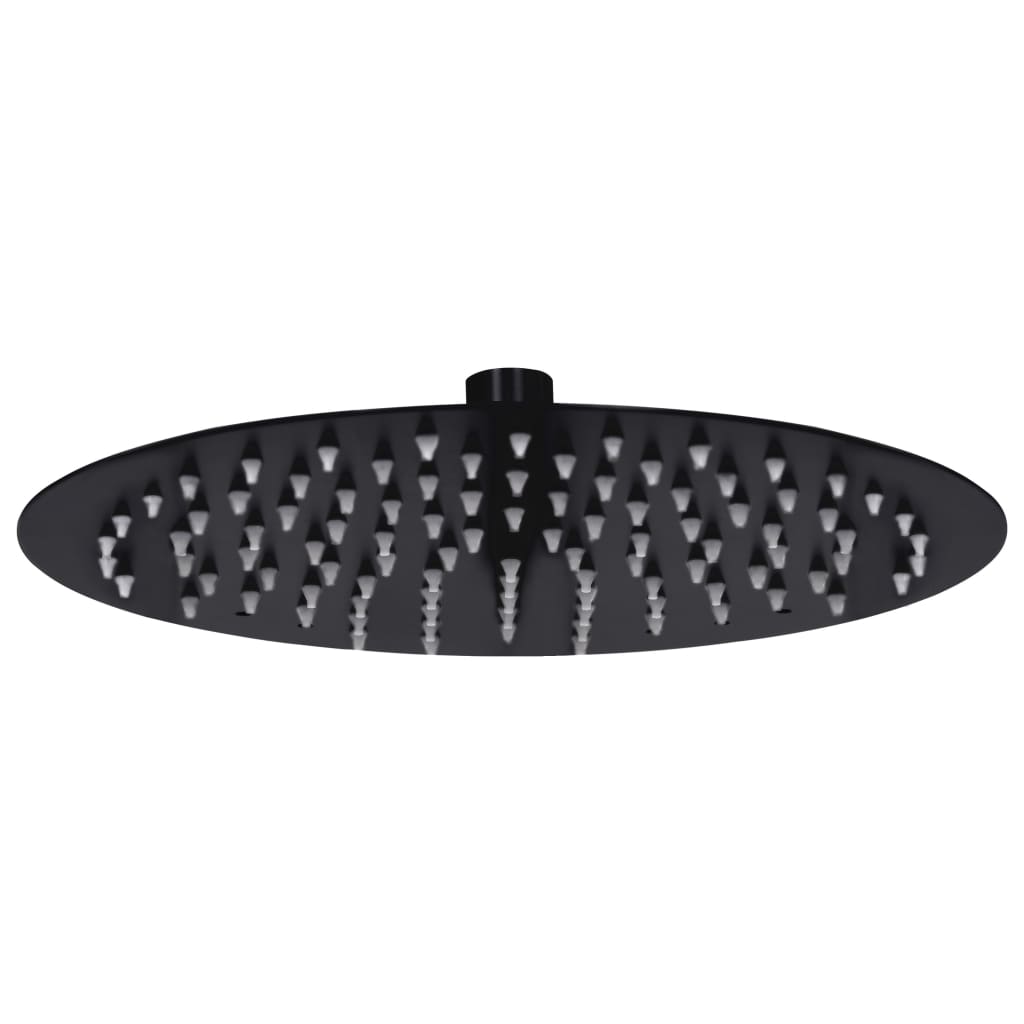 Round Stainless Steel Rain Shower Head - Various Finishes - Bend