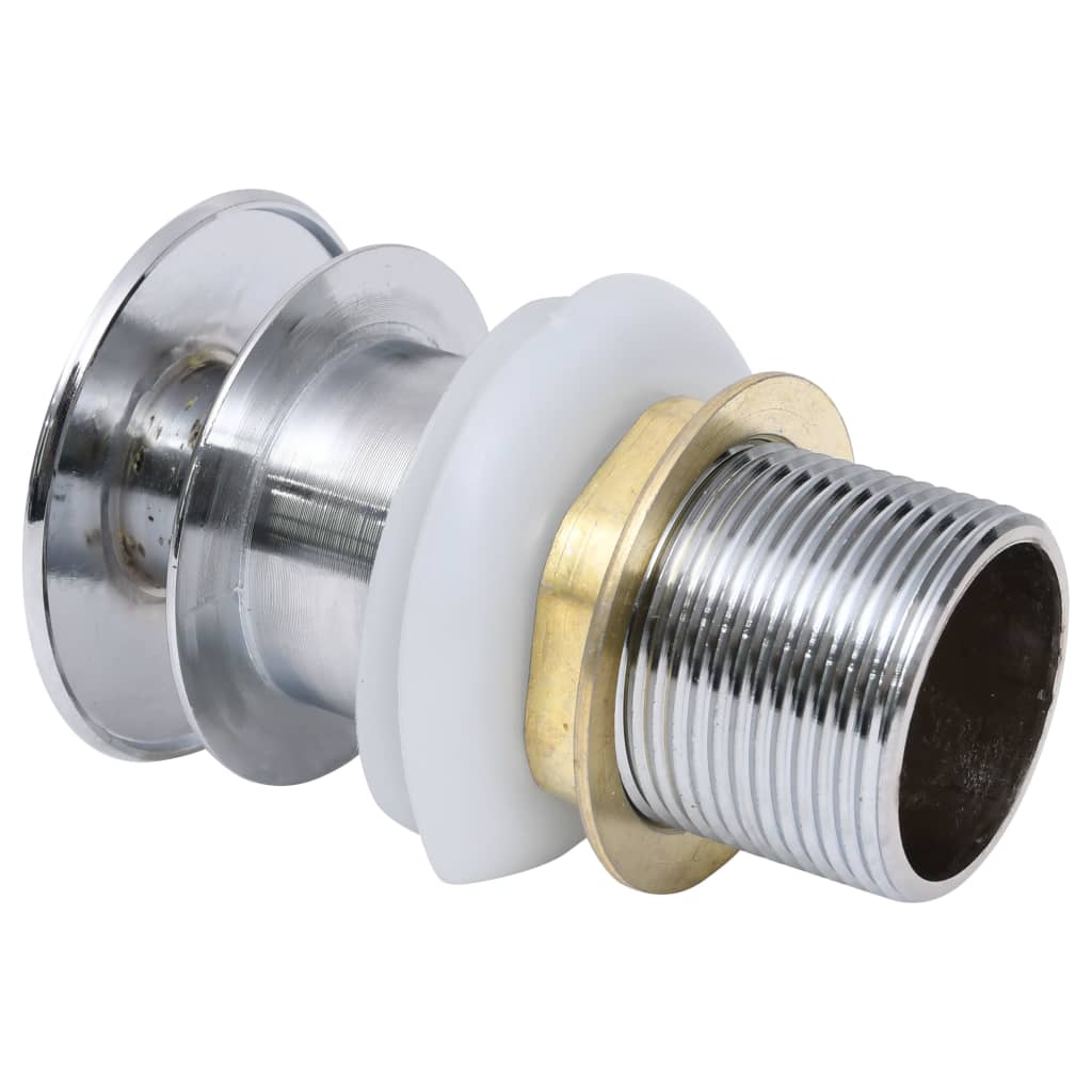 Push Drain without Overflow Function Silver 6.4x6.4x9.1 cm - Bend