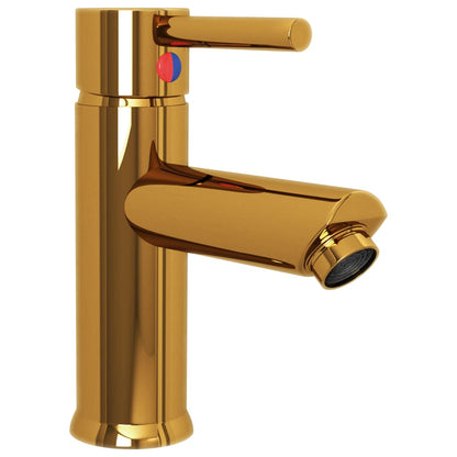 Bathroom Basin Faucet - Gold, Grey, Silver, Chromed Finish, Black - 130 mm