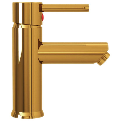 Bathroom Basin Faucet - Gold, Grey, Silver, Chromed Finish, Black - 130 mm