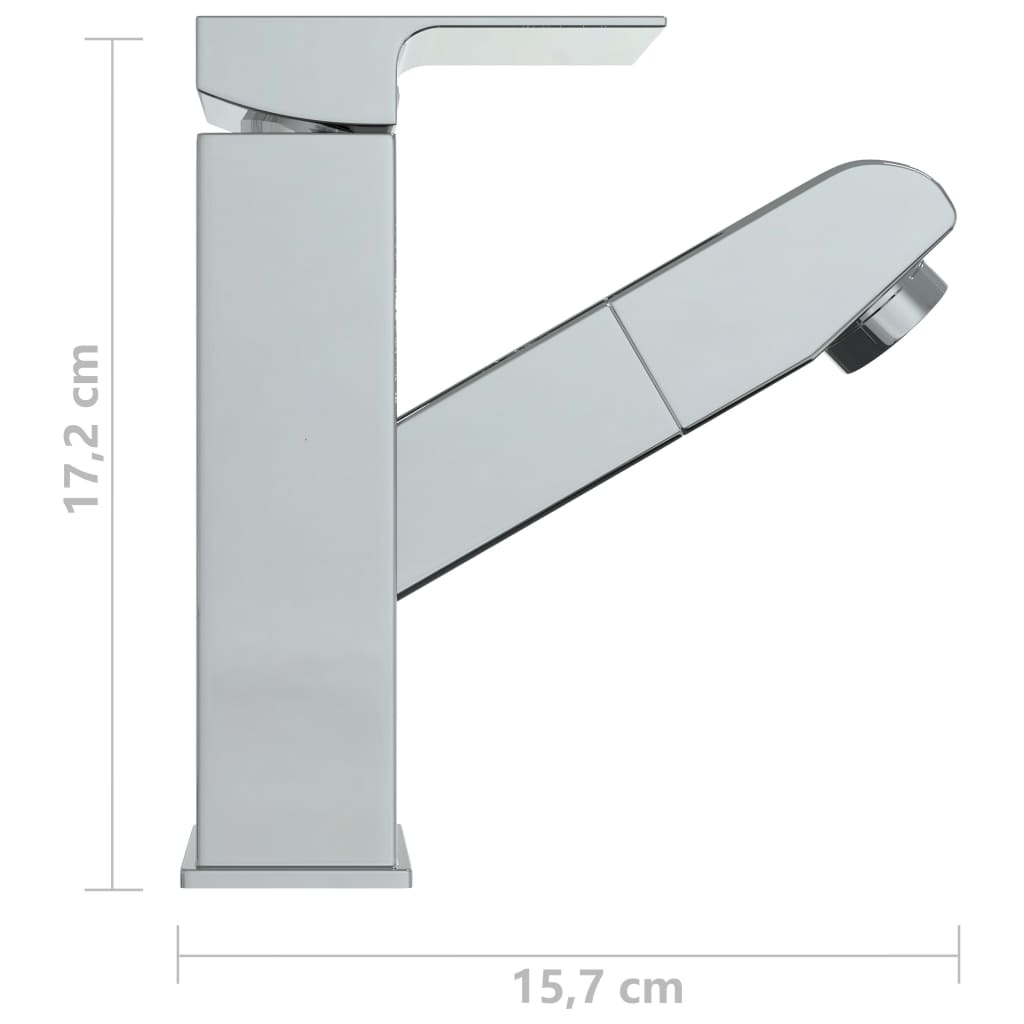 Bathroom Basin Faucet with Pull-out Function