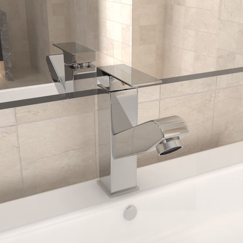 Bathroom Basin Faucet with Pull-out Function