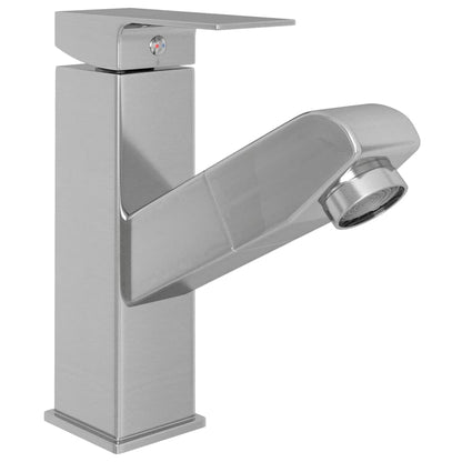 Bathroom Basin Faucet with Pull-out Function