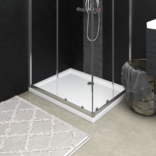 White Rectangular ABS Shower Base Tray