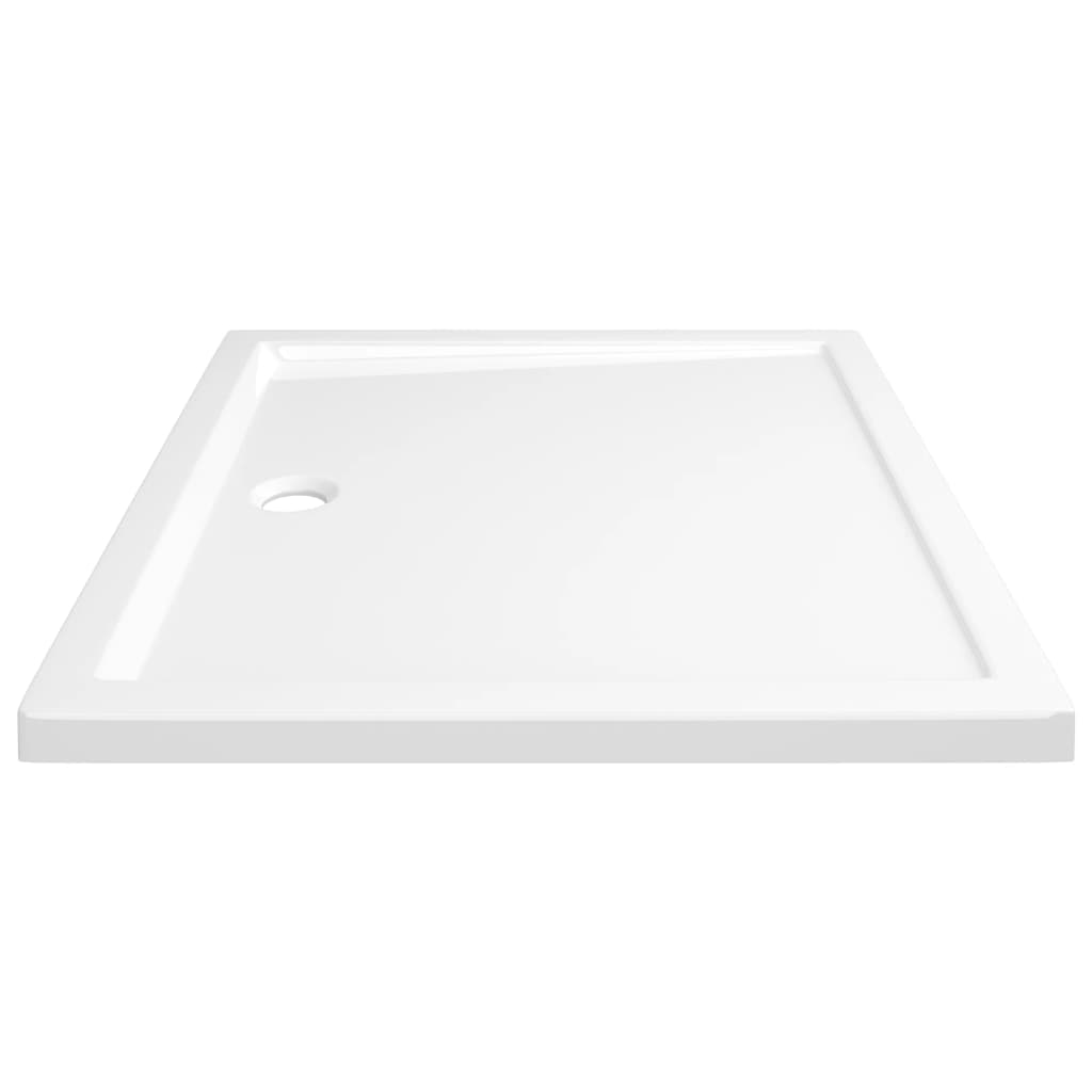 White Rectangular ABS Shower Base Tray - Bend