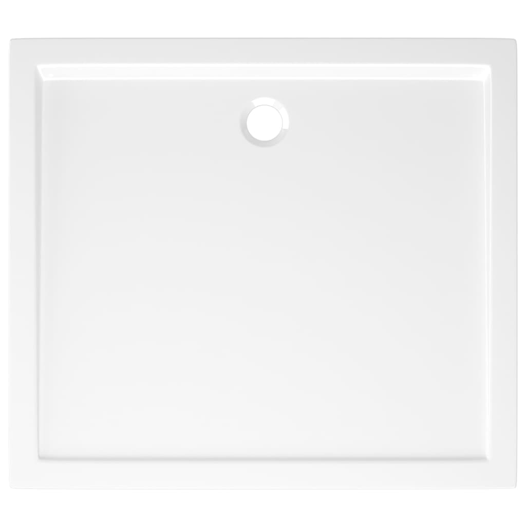 White Rectangular ABS Shower Base Tray - Bend