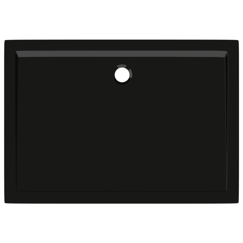 Black Rectangular ABS Shower Base Tray - Bend