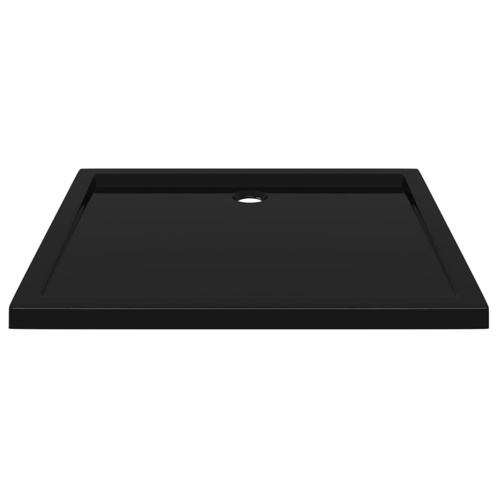 Black Rectangular ABS Shower Base Tray - Bend