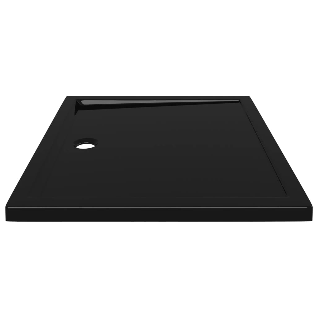 Black Rectangular ABS Shower Base Tray - Bend