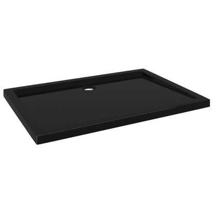 Black Rectangular ABS Shower Base Tray - Bend