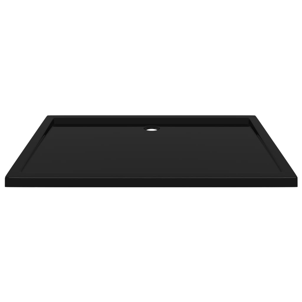 Black Rectangular ABS Shower Base Tray - Bend