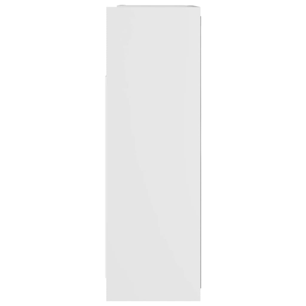 Bathroom Mirror Cabinet White 62.5x20.5x64 cm Engineered Wood - Bend