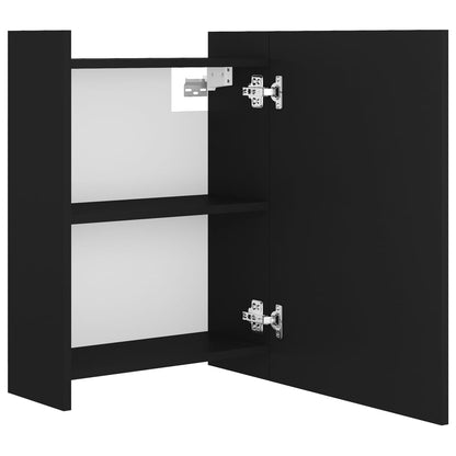 Bathroom Mirror Cabinet Black 62.5x20.5x64 cm Engineered Wood - Bend