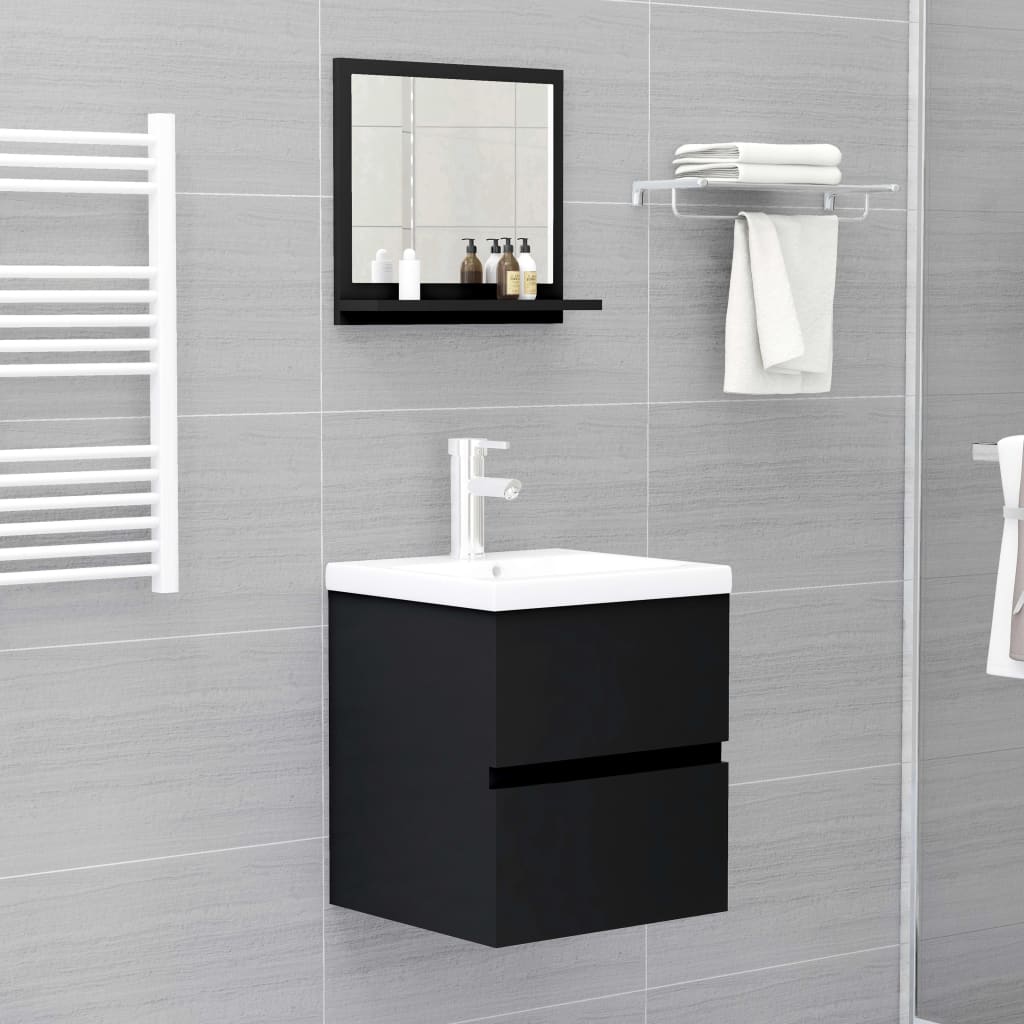 Bathroom Mirror Engineered Wood in Various Colors and Sizes