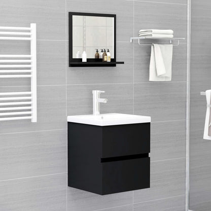 Bathroom Mirror Engineered Wood in Various Colors and Sizes