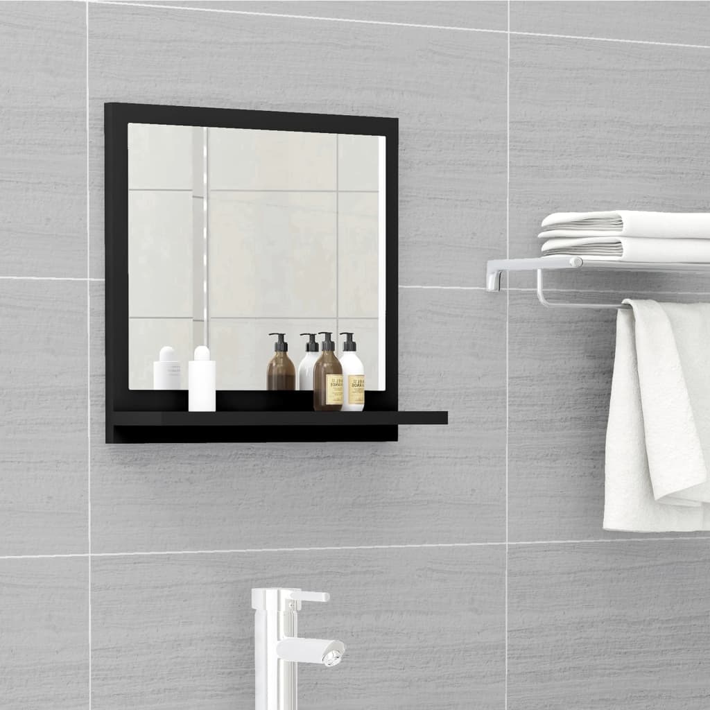 Bathroom Mirror Engineered Wood in Various Colors and Sizes