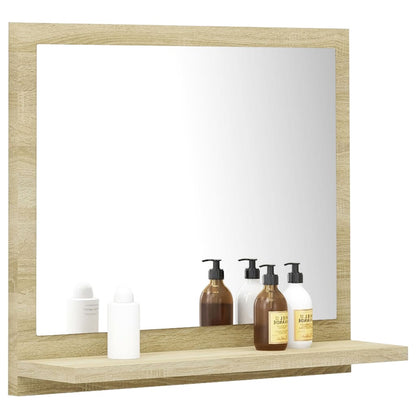 Bathroom Mirror Sonoma Oak 40x10.5x37 cm Engineered Wood