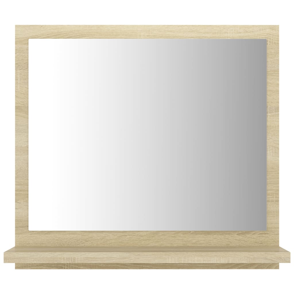 Bathroom Mirror Sonoma Oak 40x10.5x37 cm Engineered Wood