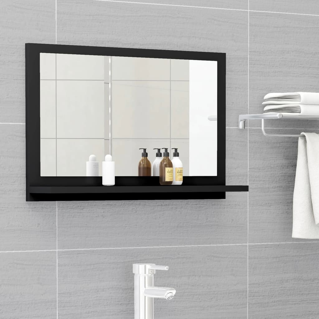 Bathroom Mirror Engineered Wood in Various Colors and Sizes