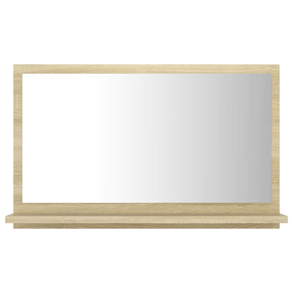 Bathroom Mirror Sonoma Oak 60x10.5x37 cm Engineered Wood