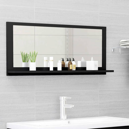 Bathroom Mirror Engineered Wood in Various Colors and Sizes