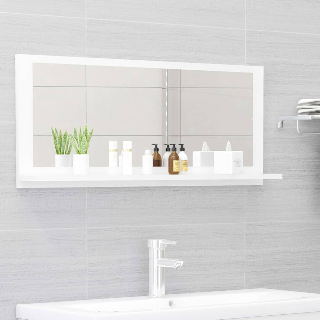 Bathroom Mirror Engineered Wood in Various Colors and Sizes