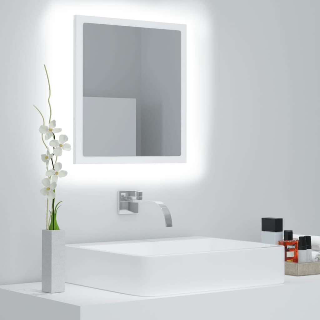 LED Bathroom Mirror - Acrylic, Various Sizes and Finishes Available