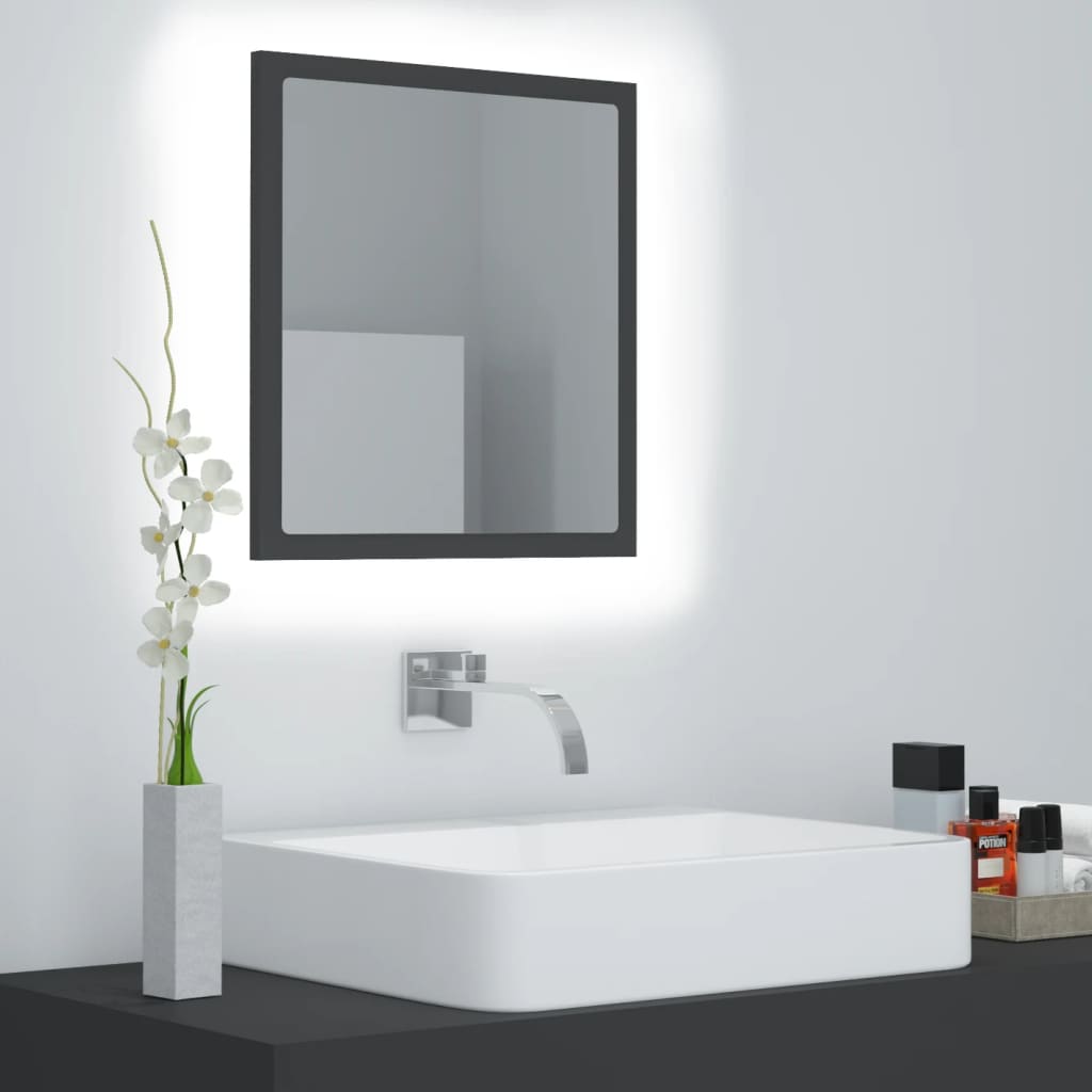 LED Bathroom Mirror - Acrylic, Various Sizes and Finishes Available