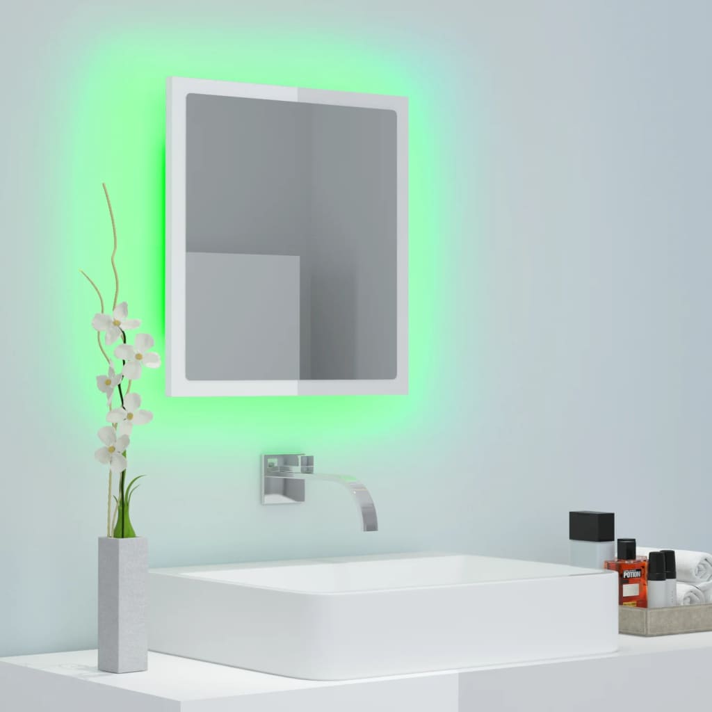 LED Bathroom Mirror - Acrylic, Various Sizes and Finishes Available