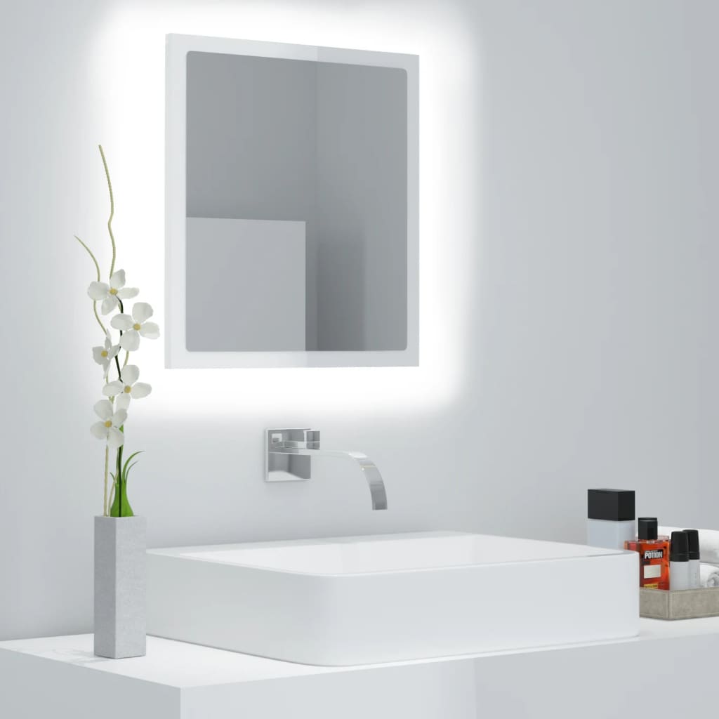 LED Bathroom Mirror - Acrylic, Various Sizes and Finishes Available