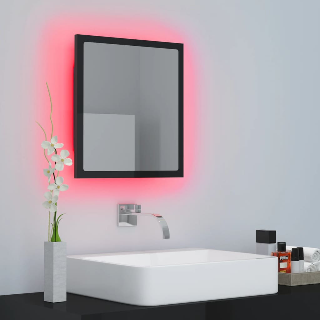 LED Bathroom Mirror - Acrylic, Various Sizes and Finishes Available