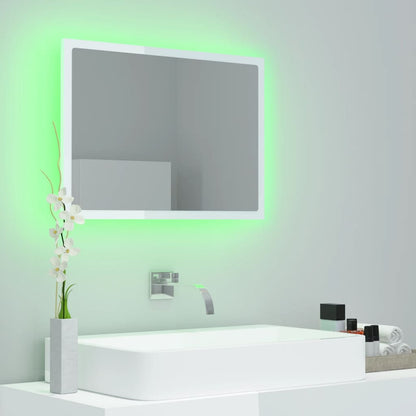 LED Bathroom Mirror - Acrylic, Various Sizes and Finishes Available