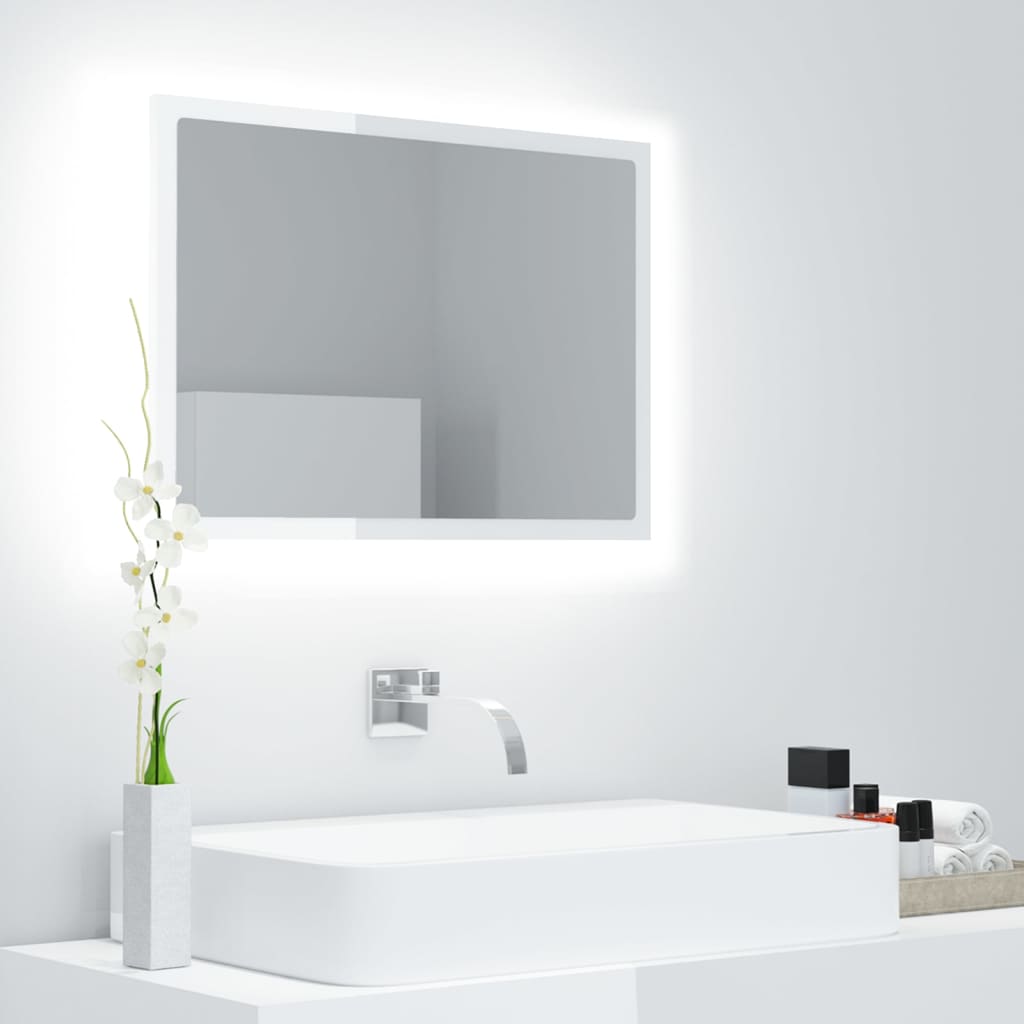 LED Bathroom Mirror - Acrylic, Various Sizes and Finishes Available