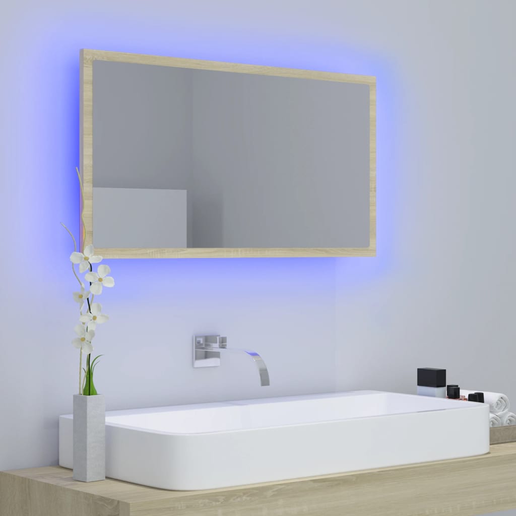 LED Bathroom Mirror - Acrylic, Various Sizes and Finishes Available