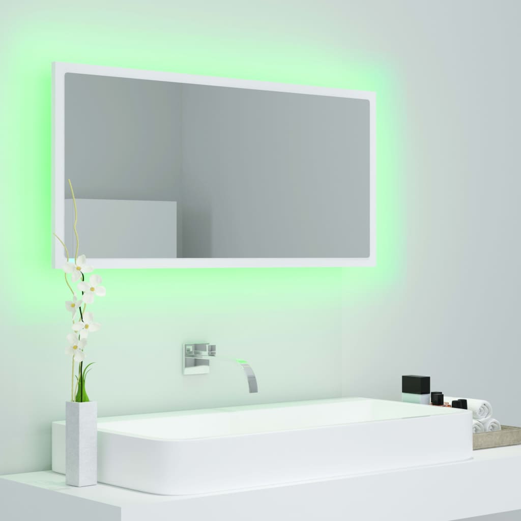 LED Bathroom Mirror - Acrylic, Various Sizes and Finishes Available