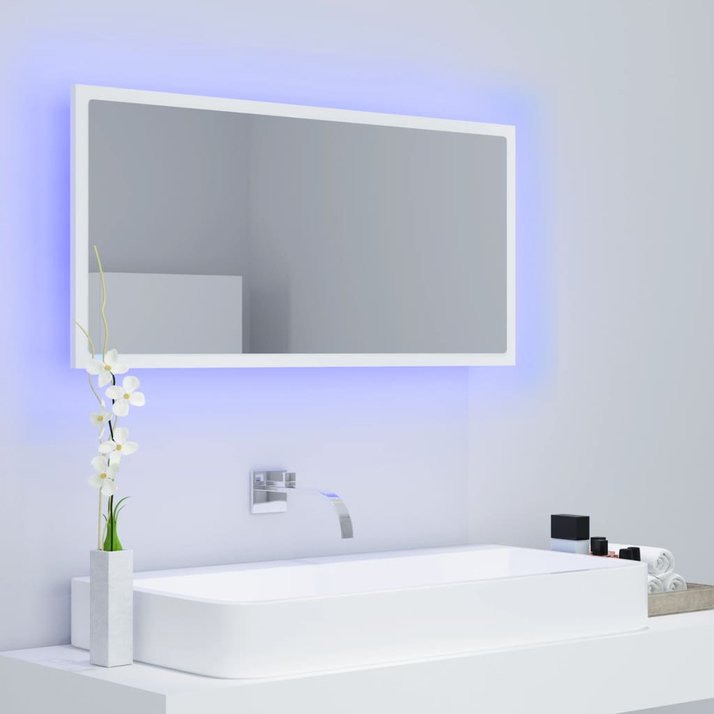 LED Bathroom Mirror - Acrylic, Various Sizes and Finishes Available