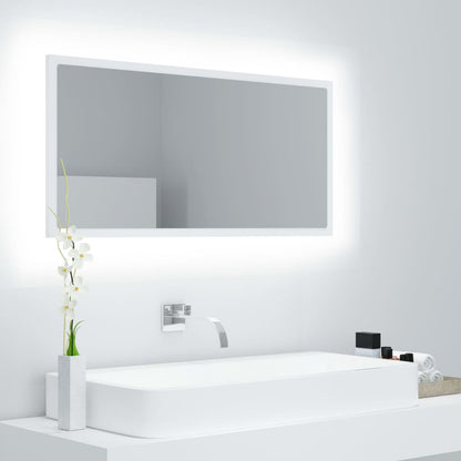 LED Bathroom Mirror - Acrylic, Various Sizes and Finishes Available