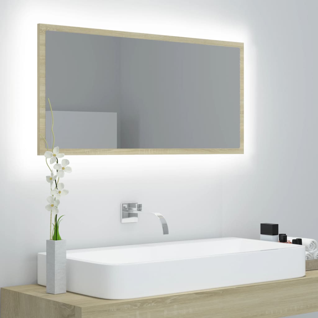 LED Bathroom Mirror - Acrylic, Various Sizes and Finishes Available