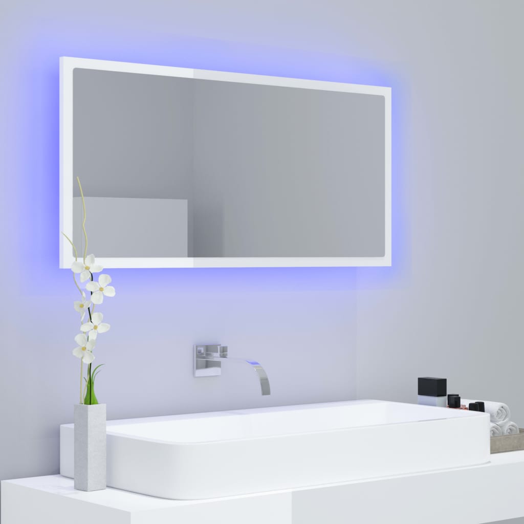 LED Bathroom Mirror - Acrylic, Various Sizes and Finishes Available