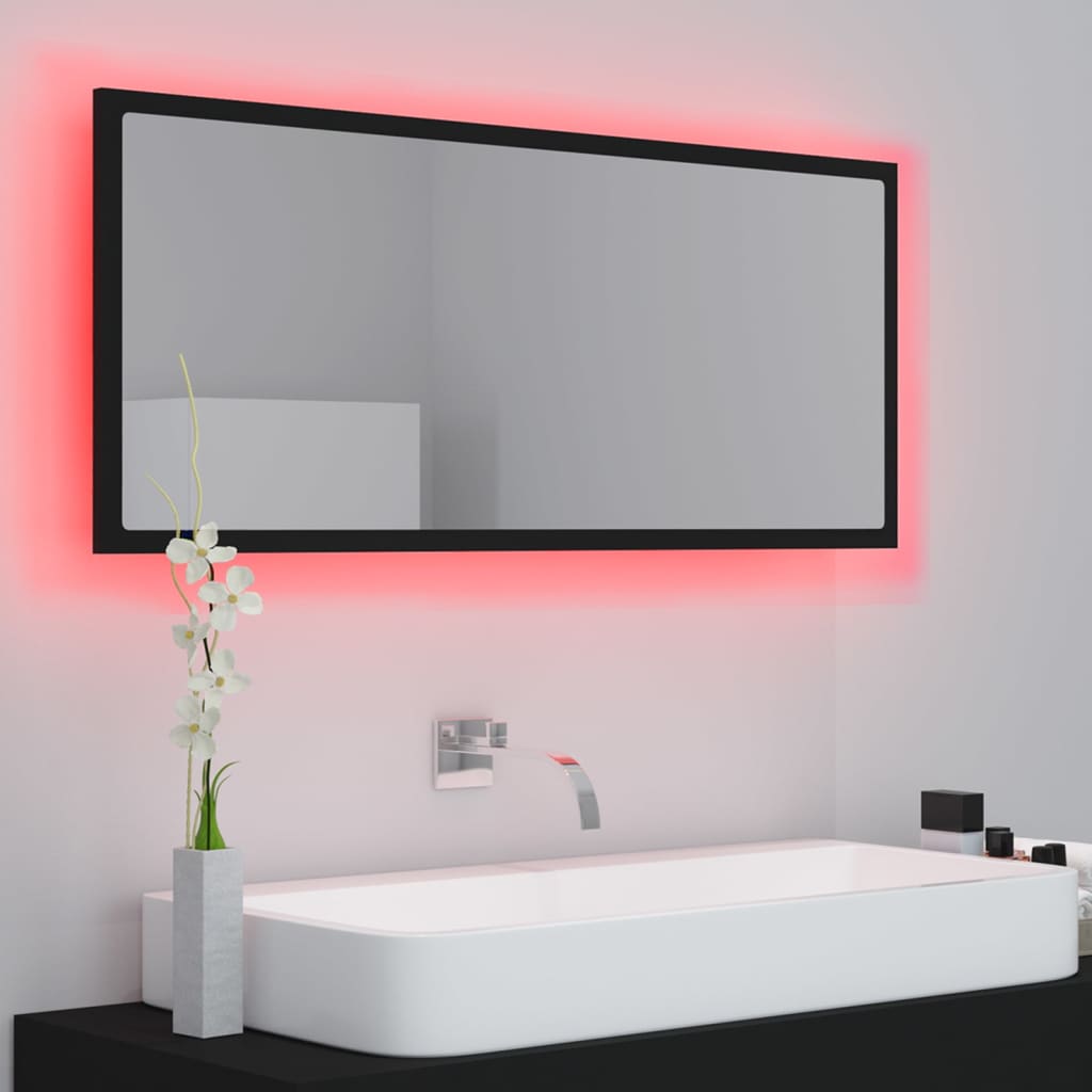 LED Bathroom Mirror - Acrylic, Various Sizes and Finishes Available