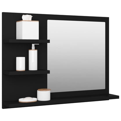 Bathroom Mirror Engineered Wood in Various Colors and Sizes