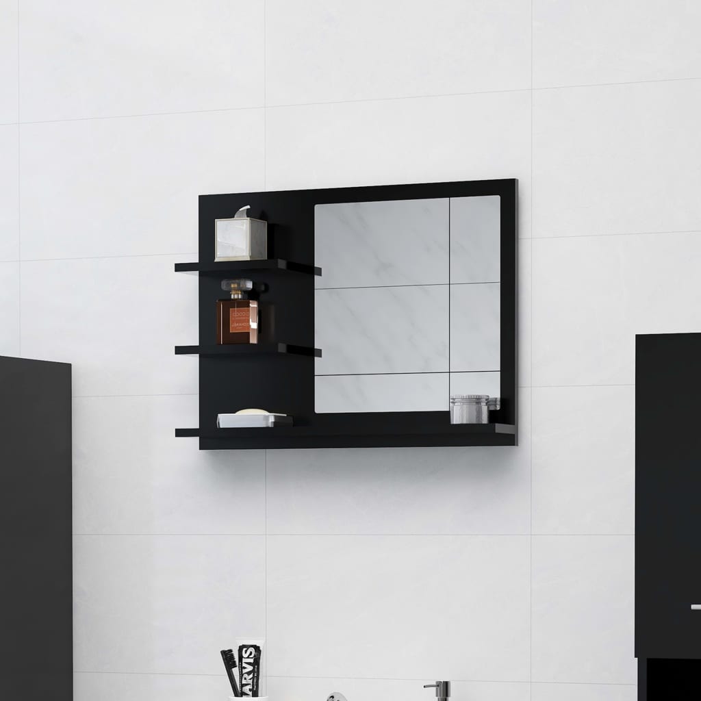 Bathroom Mirror Engineered Wood in Various Colors and Sizes